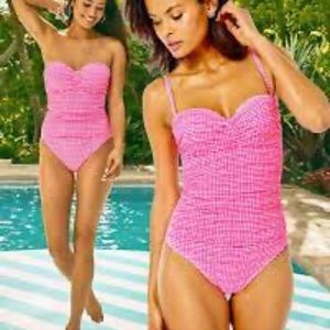 Lilly Pulitzer Layne One Piece Pink Isle Along the Same Line